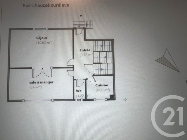 maison à vendre - 4 pièces - 58.0 m2 - GARCHES - 92 - ILE-DE-FRANCE - Century 21 Solution Immobilière
