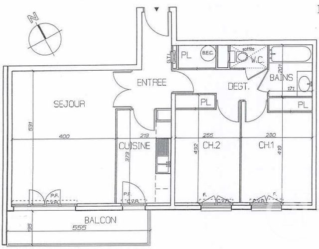 Appartement à louer - 3 pièces - 67.2 m2 - SURESNES - 92 - ILE-DE-FRANCE - Century 21 Solution Immobilière